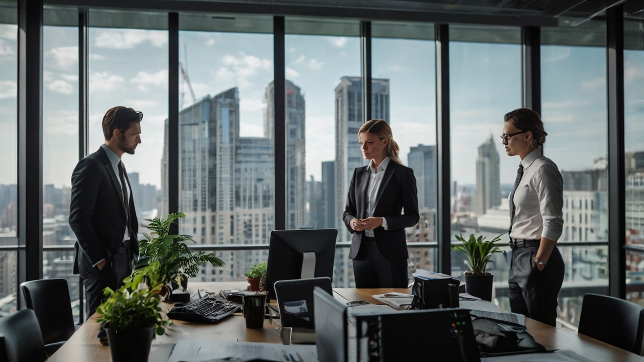 Expert financier analysant des données